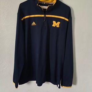 Like new Adidas U of M quarter zip